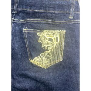 💙 Vintage Southpole Jeans with Contrast Stitching and Embroidery